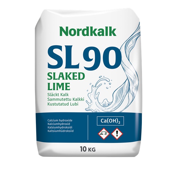 Sammutettu kalkki SL90 desinfiointiin