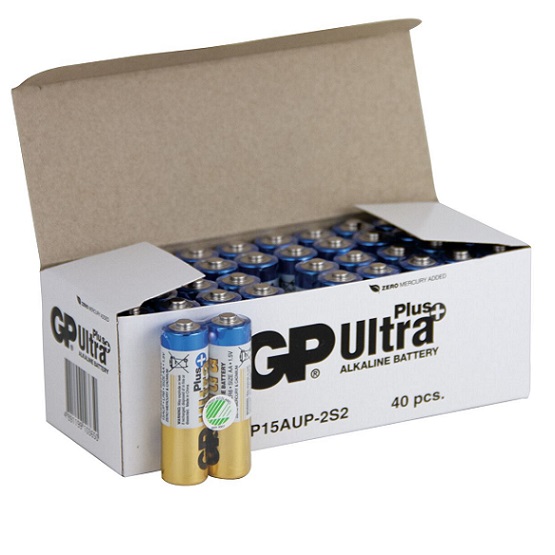 GP Ultra+ AA paristo 40kpl/pak